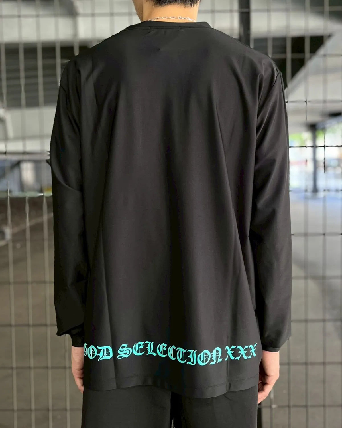 GOD SELECTION XXX / Mini Box Logo/Old English Logo Rash Guard (GX-S26-CS-05)