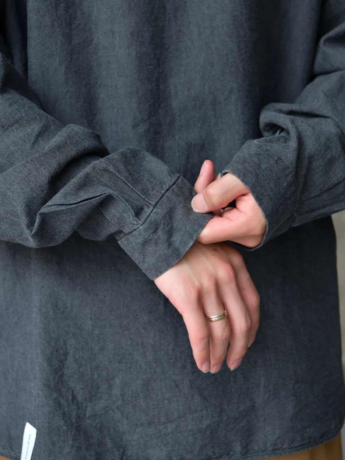 DESCENDANT / SALOON PULLOVER CHSMBRAY LS SHIRT (261CPDS-SHM04)