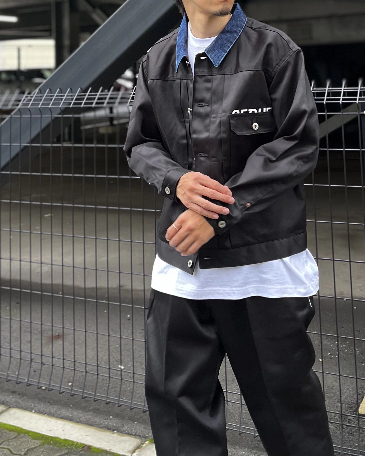 SEQUEL / DENIM COLLAR JACKET (SQ-26AW-JK-01)