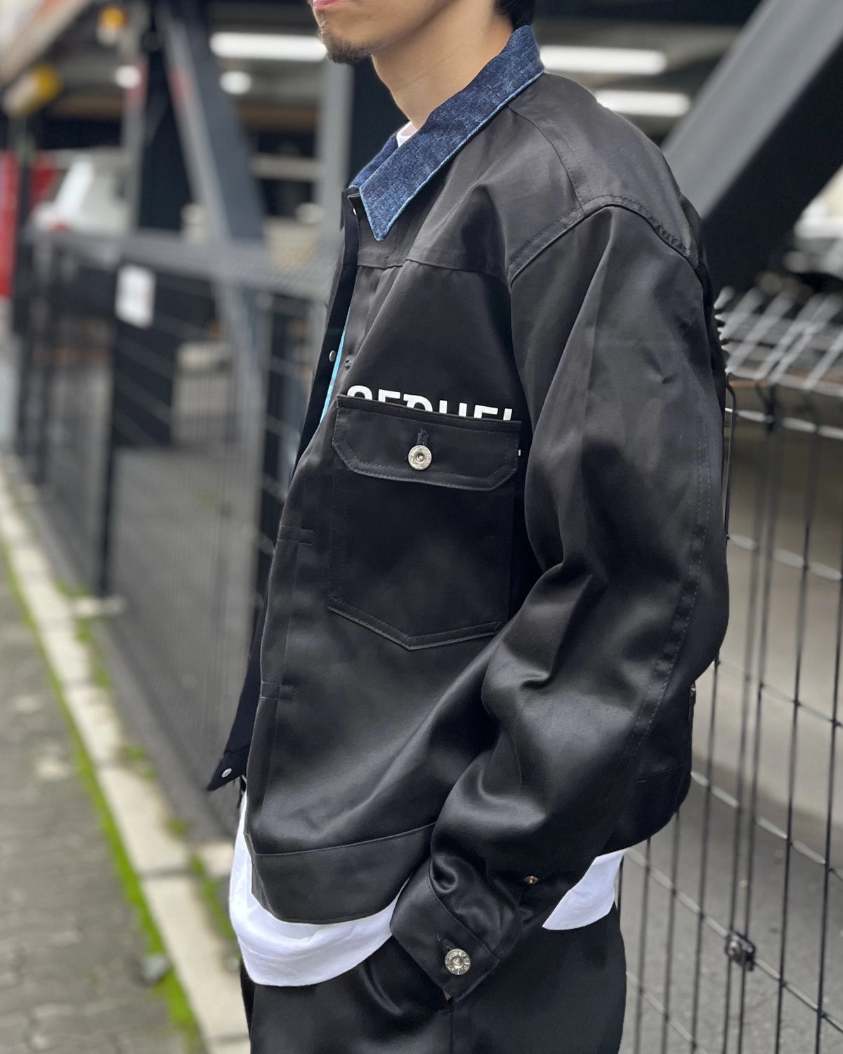 SEQUEL / DENIM COLLAR JACKET (SQ-26AW-JK-01)