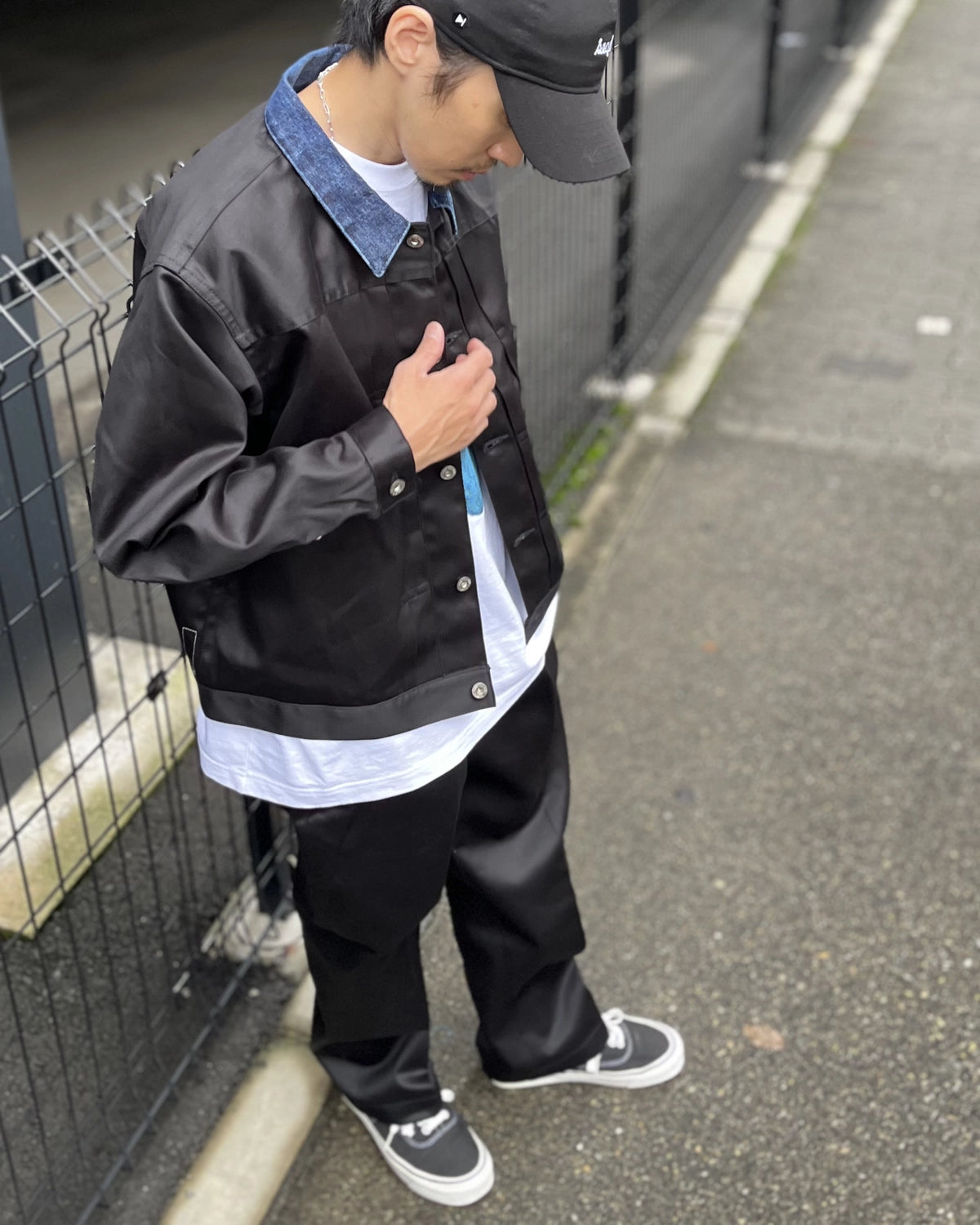 SEQUEL / DENIM COLLAR JACKET (SQ-26AW-JK-01)