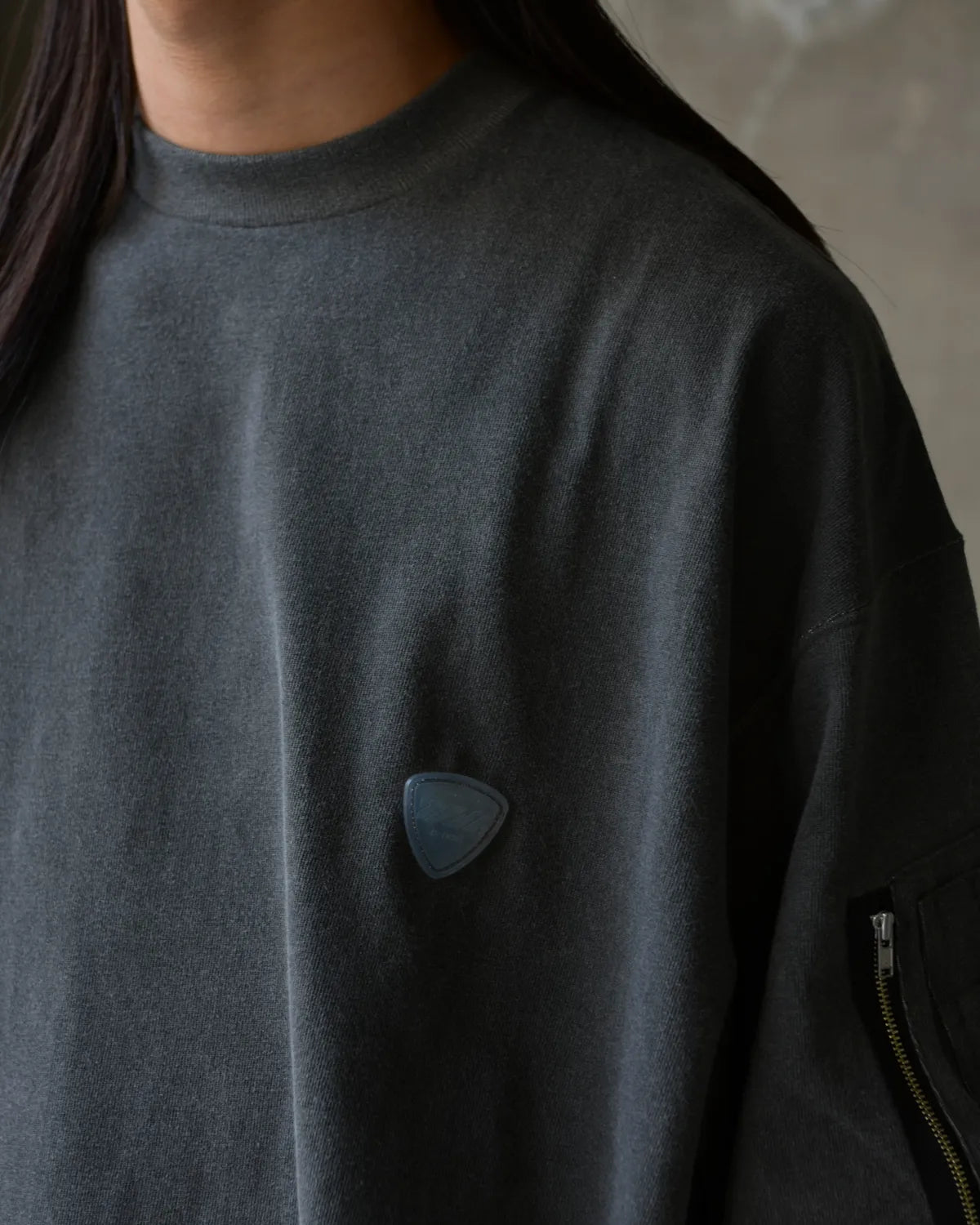 is-ness / Arm Pocket Balloon T-Shirt (26SS_40_1008SST01)