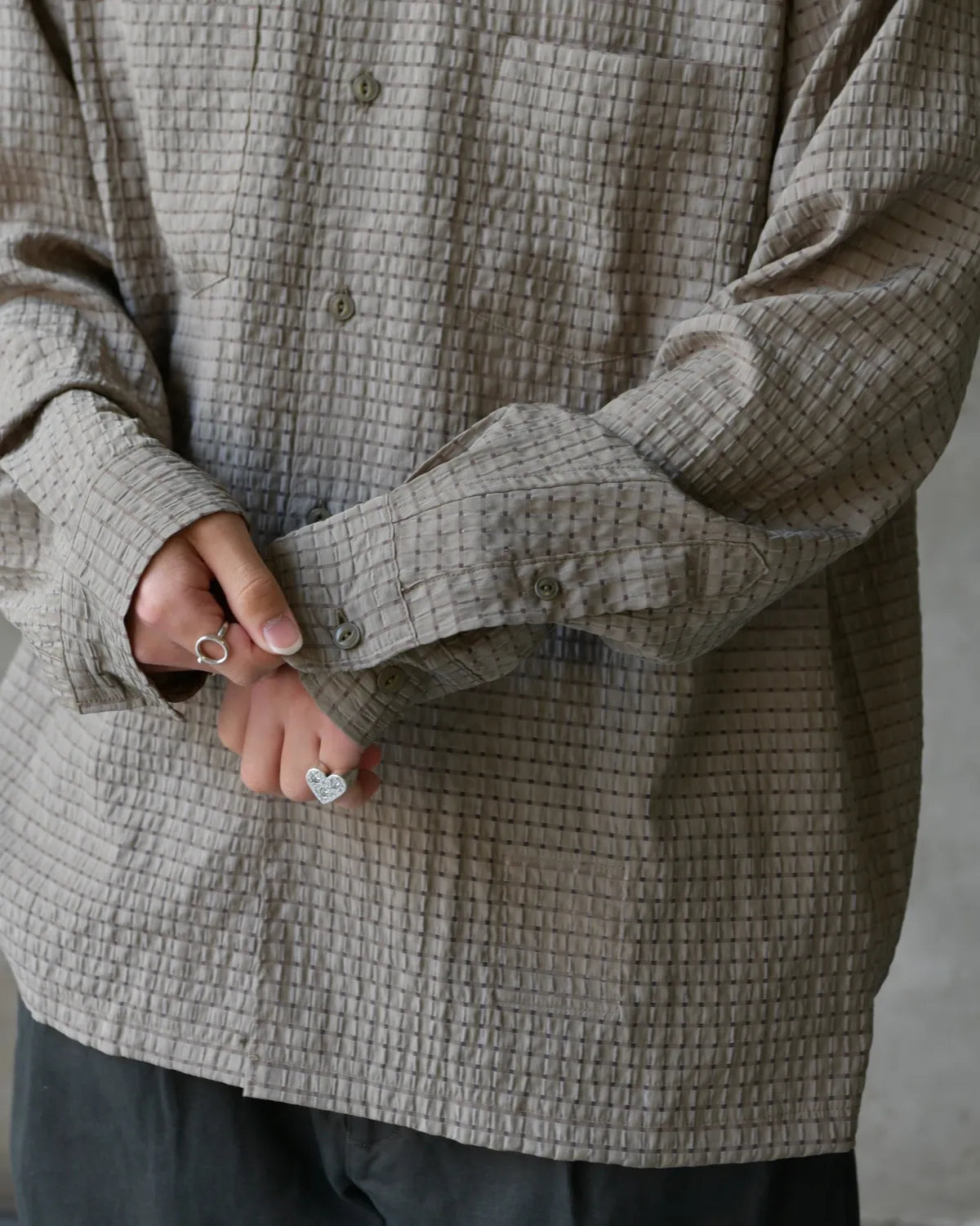 NONNATIVE / VOYAGER L/S SHIRT R/P/N DOBBY CHECK (NN-S4809)