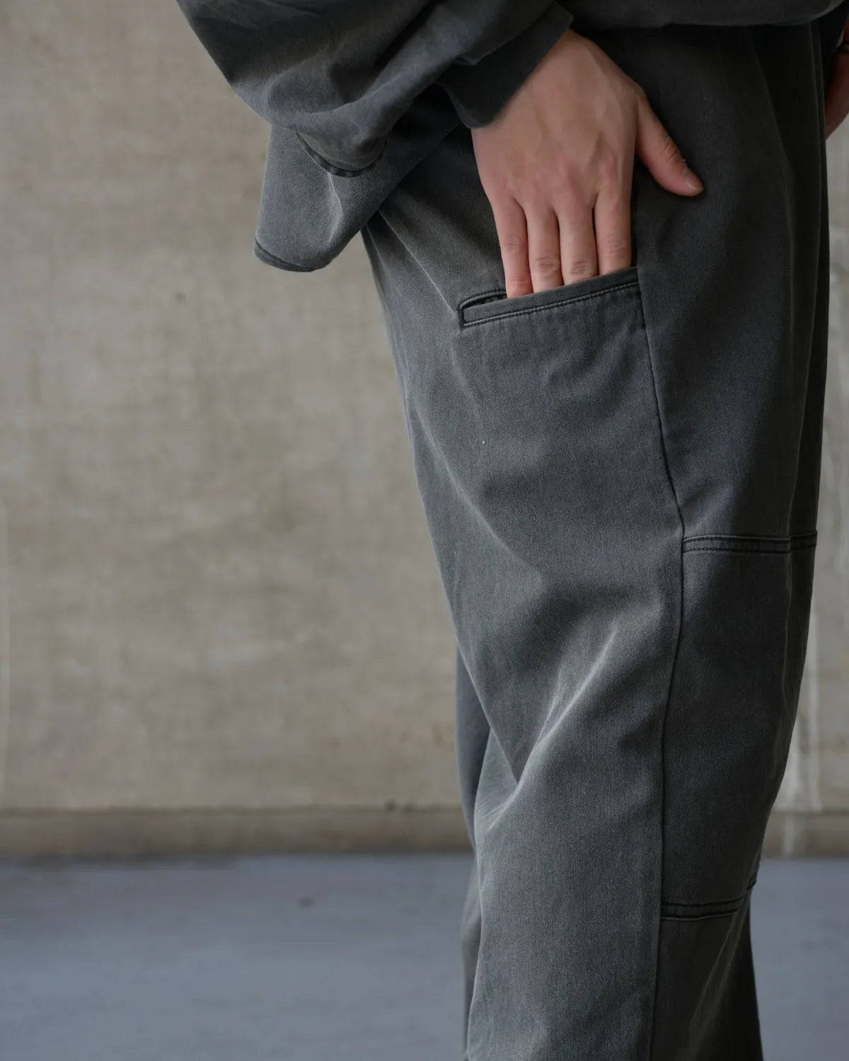 COOTIE PRODUCTIONS® / Pigment Coating T/R Twill Double Knee Work Trousers (CTE-26S124)