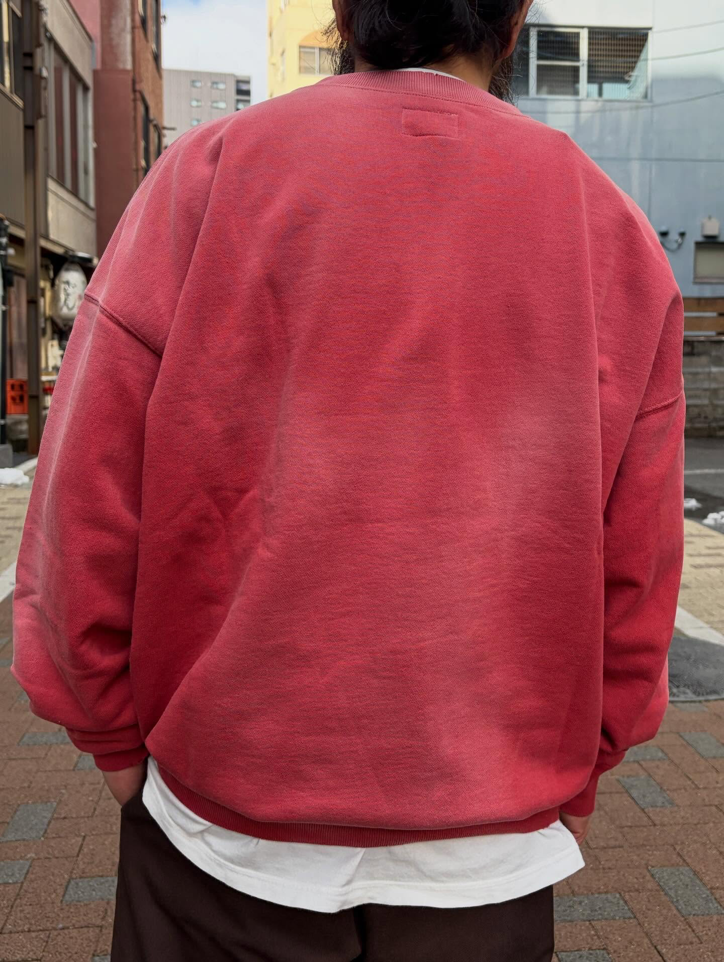 KAMIYA / Henry Neck Sweat T/C MltPch (G16PO074)