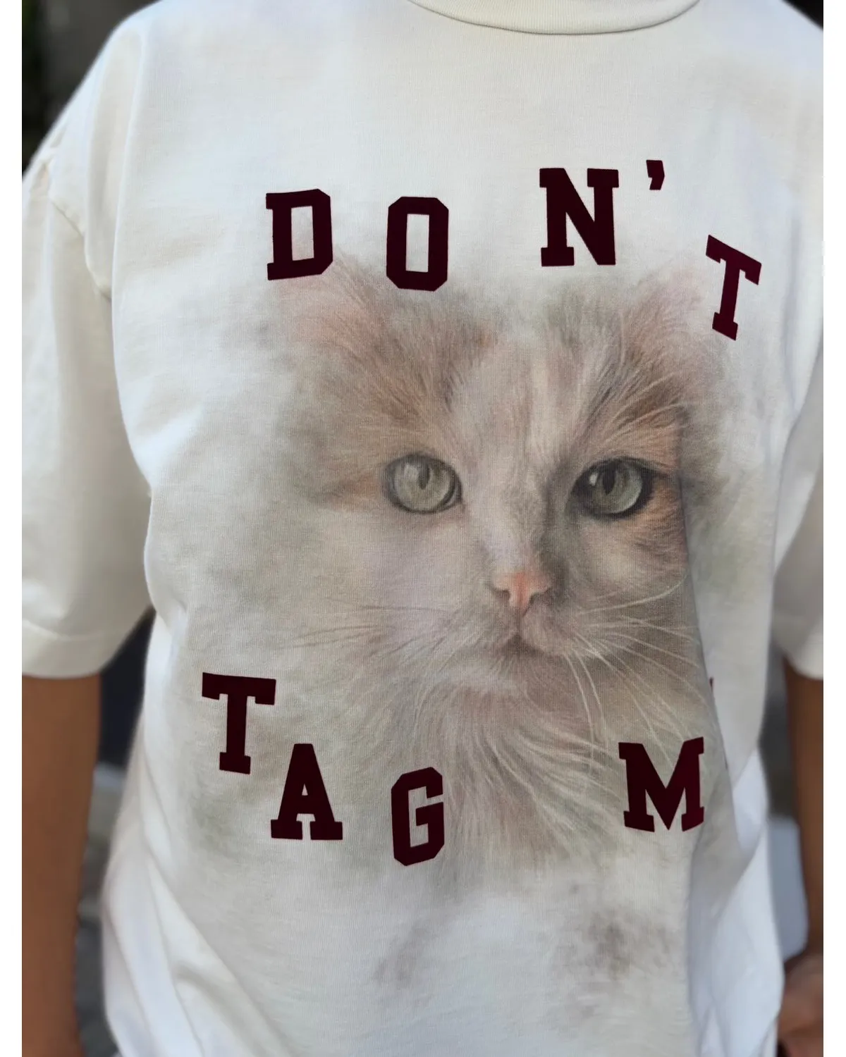Maison MIHARA YASUHIRO / Cat Printed T-shirt (J17TS823)