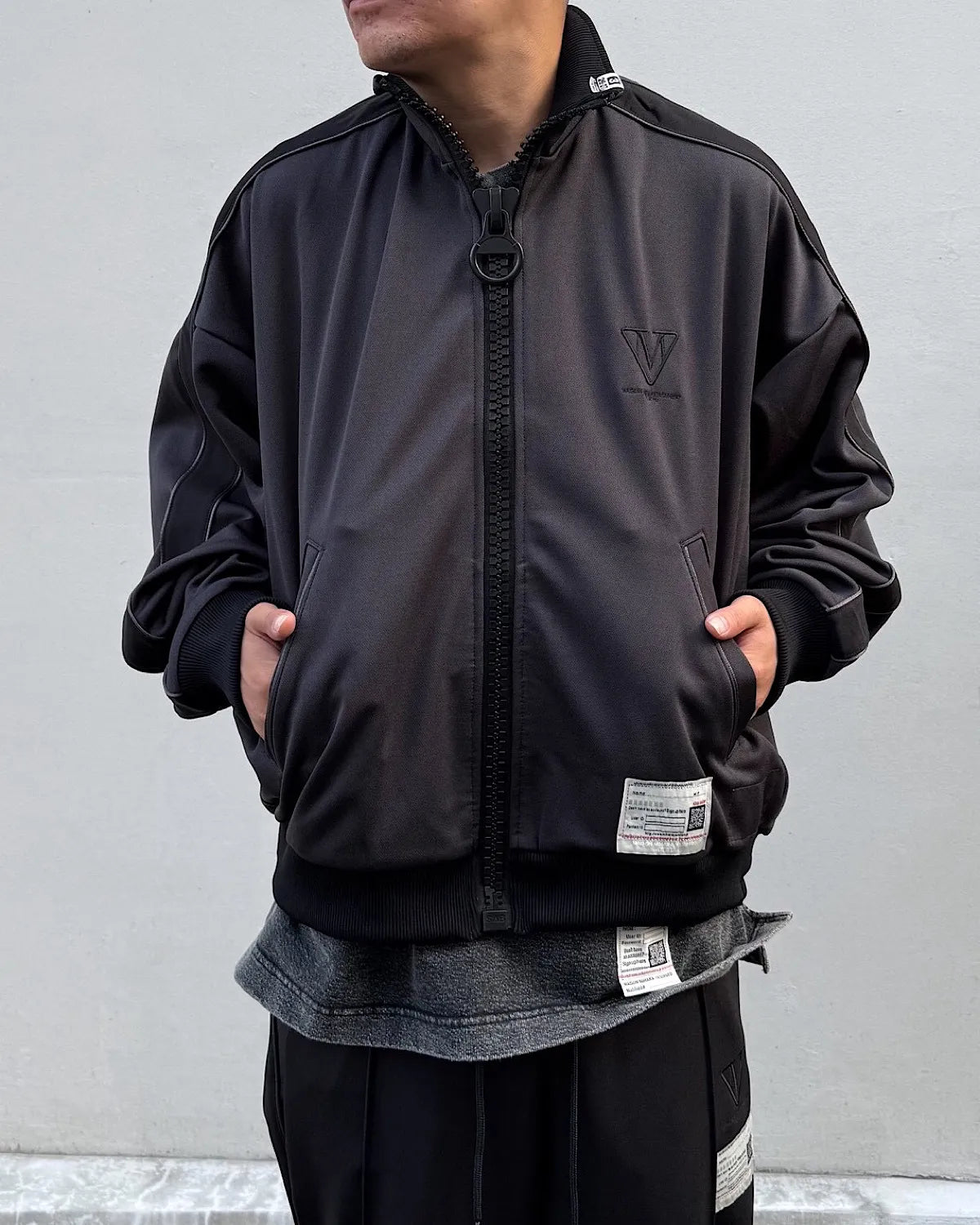 Maison MIHARA YASUHIRO / Wide Back Track Jacket (A17JK561)