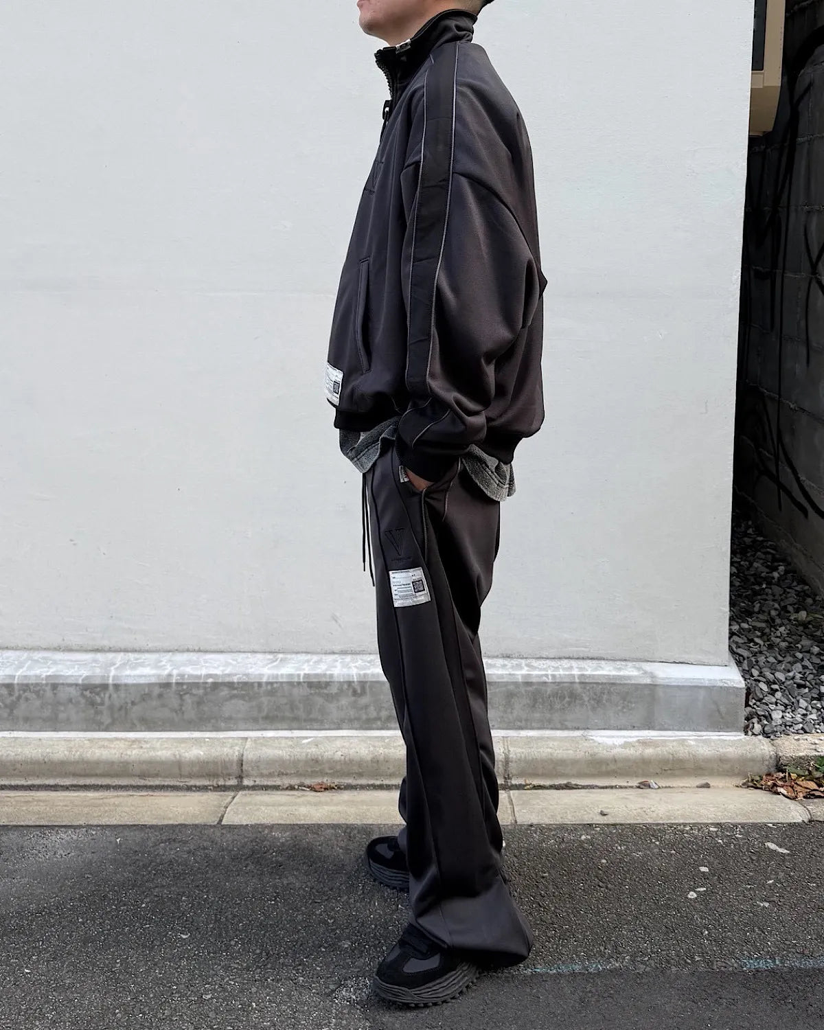 Maison MIHARA YASUHIRO / Wide Back Track Jacket (A17JK561)