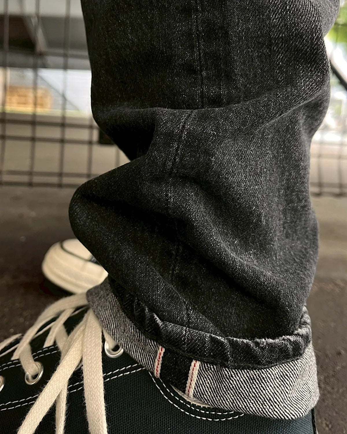 SEQUEL × FRAGMENT / DAMEGE DENIM PANTS (SQ-26SS-PT-08)
