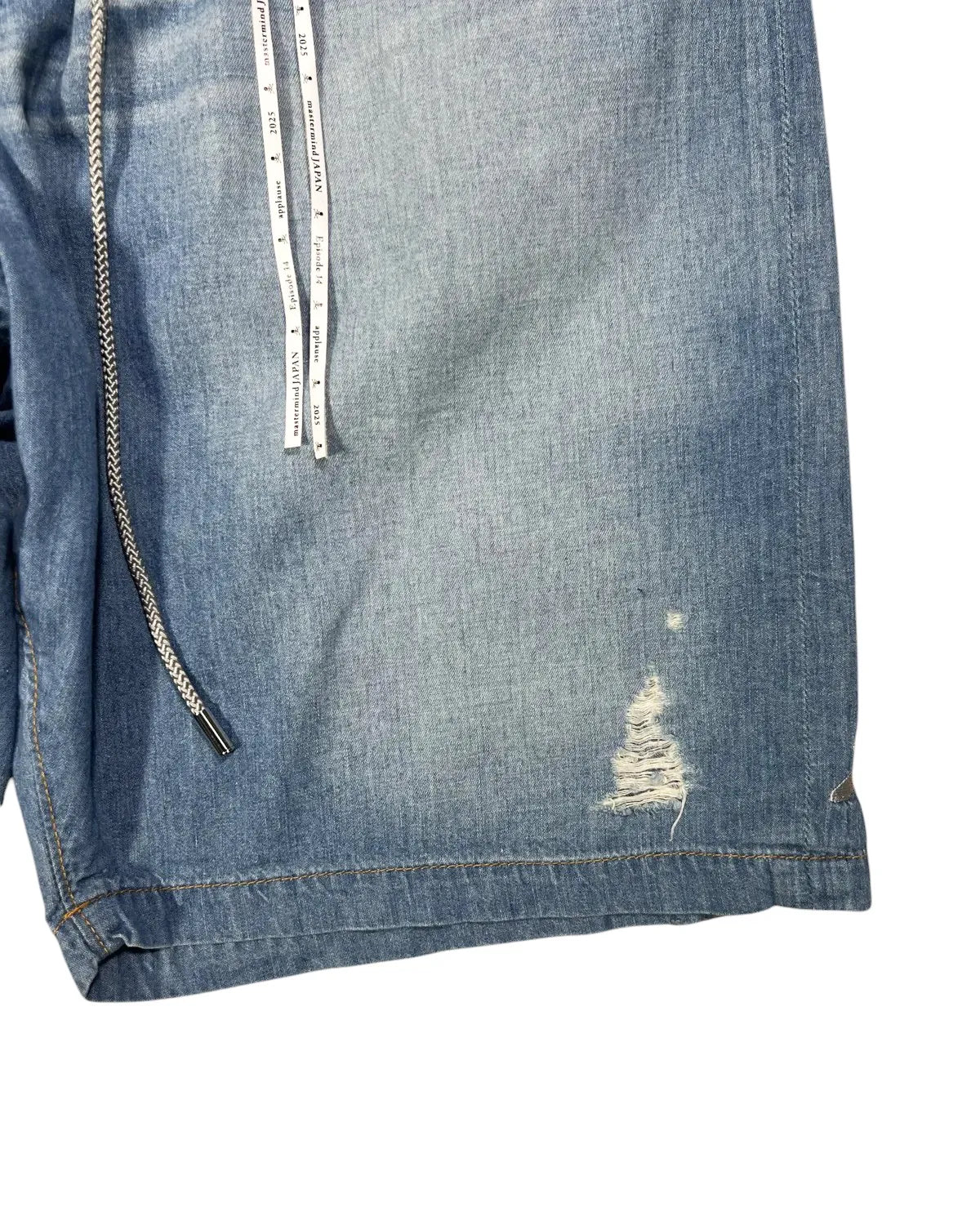 mastermind JAPAN / MJ DISTRESSED EASY DENIM SHORTS (MJ25E14-PA024)