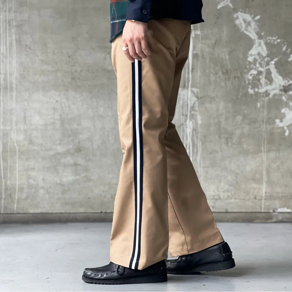SON OF THE CHEESE / Center Crease Side Stripe Pants