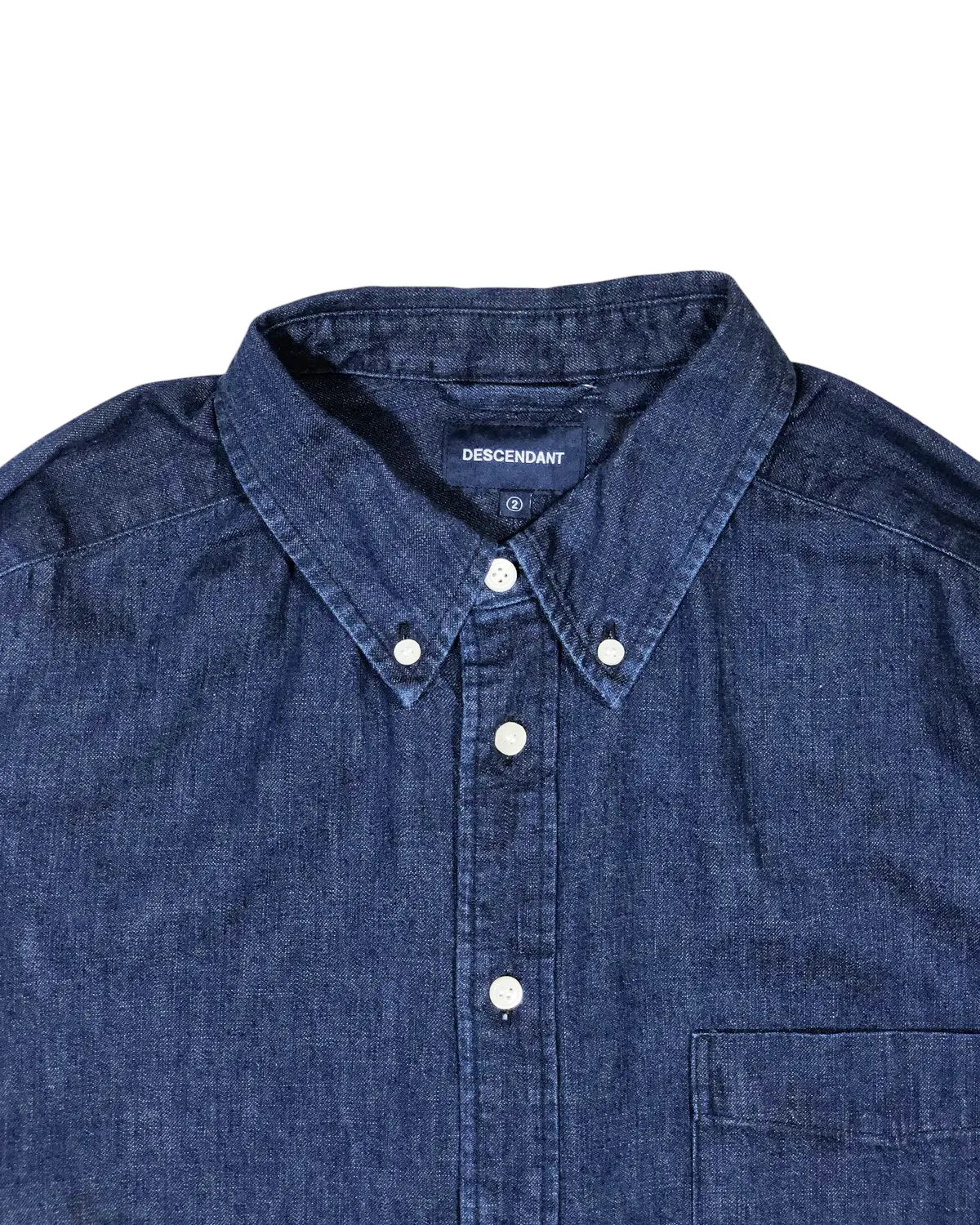 DESCENDANT / ALLEN DENIM LS SHIRT (252WVDS-SHM01)
