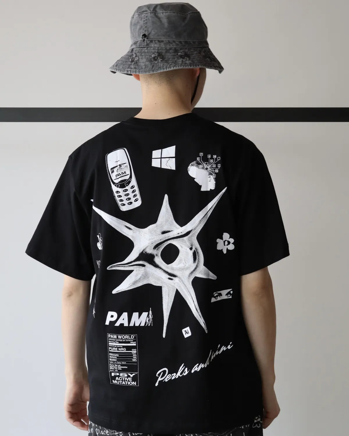 P.A.M.(Perks And Mini) / SS TEE - MONTAGE (1601/C)