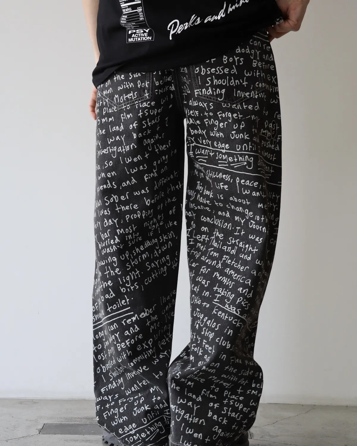 P.A.M.(Perks And Mini) / ALTO OVER PRINT JEANS - JOSHUA GORDON (80091)