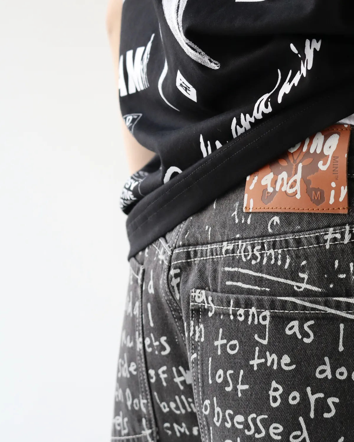 P.A.M.(Perks And Mini) / ALTO OVER PRINT JEANS - JOSHUA GORDON (80091)