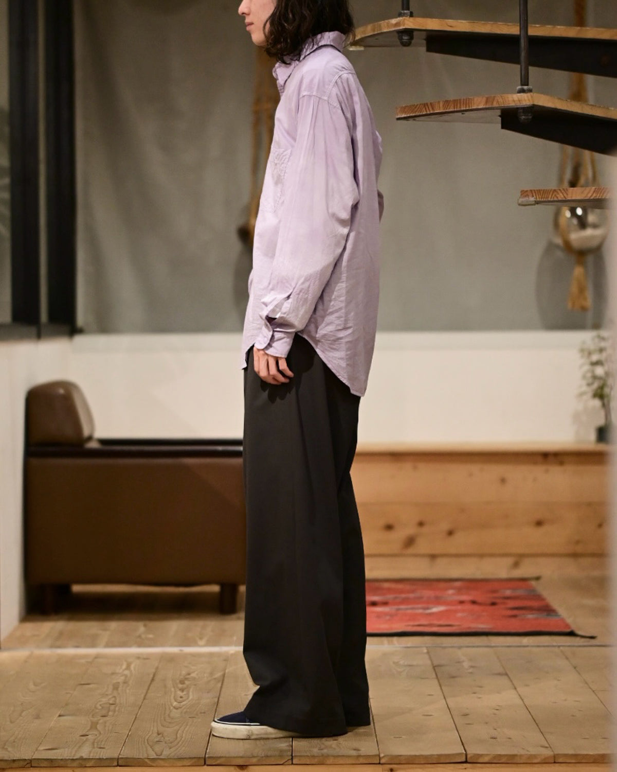 MARKAWARE / Organic Cotton 90/1 Loan / Two Pocket Work Shirt (A26A23SH02C)