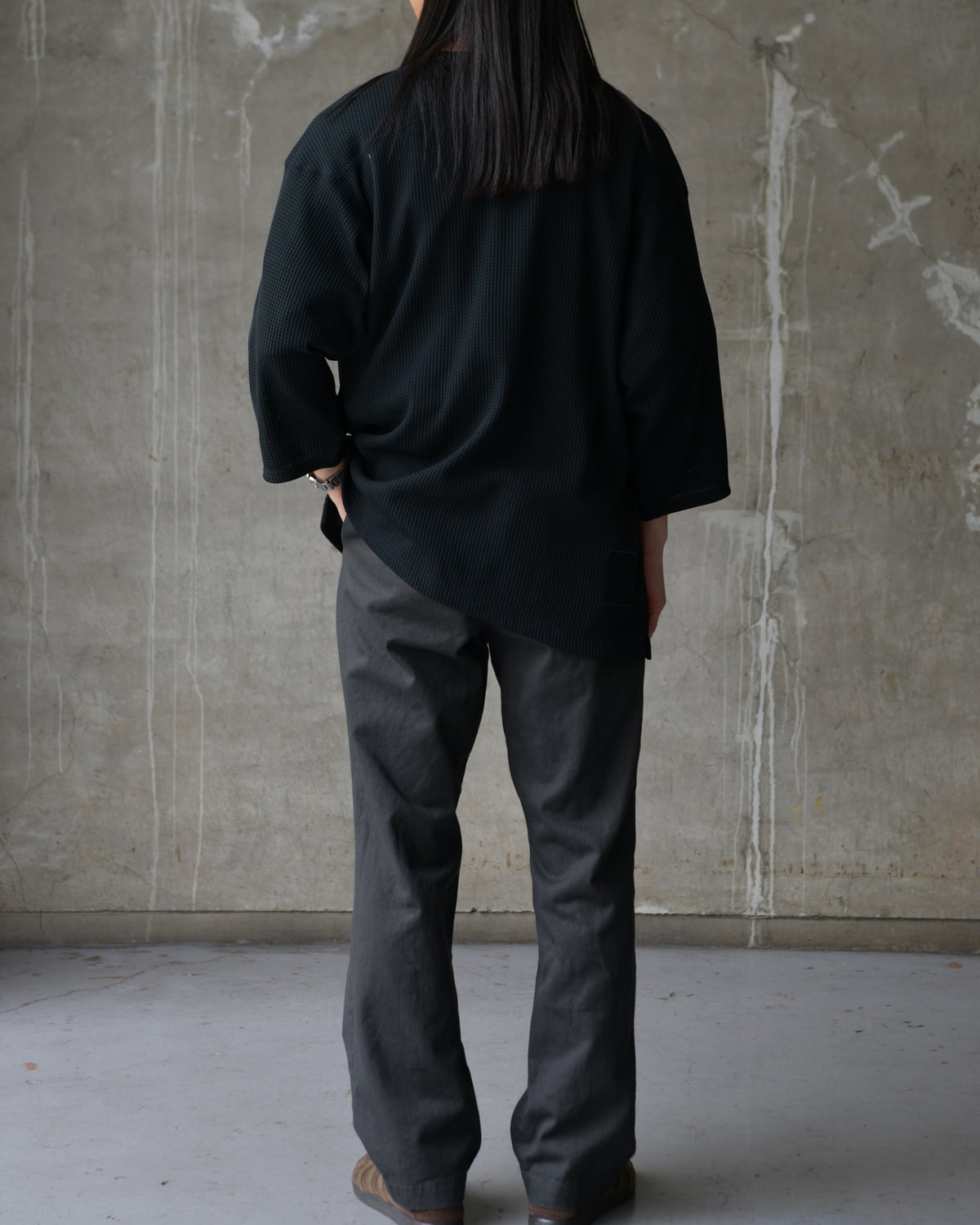 NONNATIVE / COACH Q/S V-NECK TEE POLY MESH POLARTEC® POWER DRY® (NN-C4805)