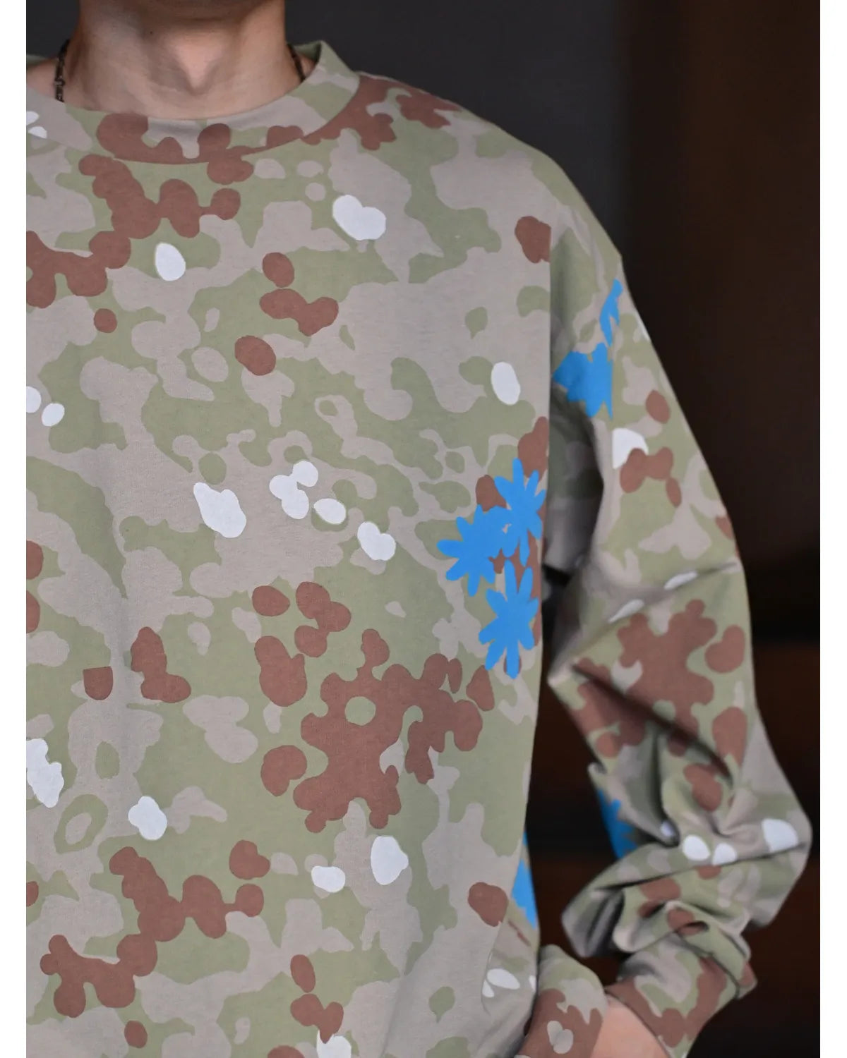 ECSTATIC RESEARCH / CAMO L/S T-SHIRT (EC0031-0105)