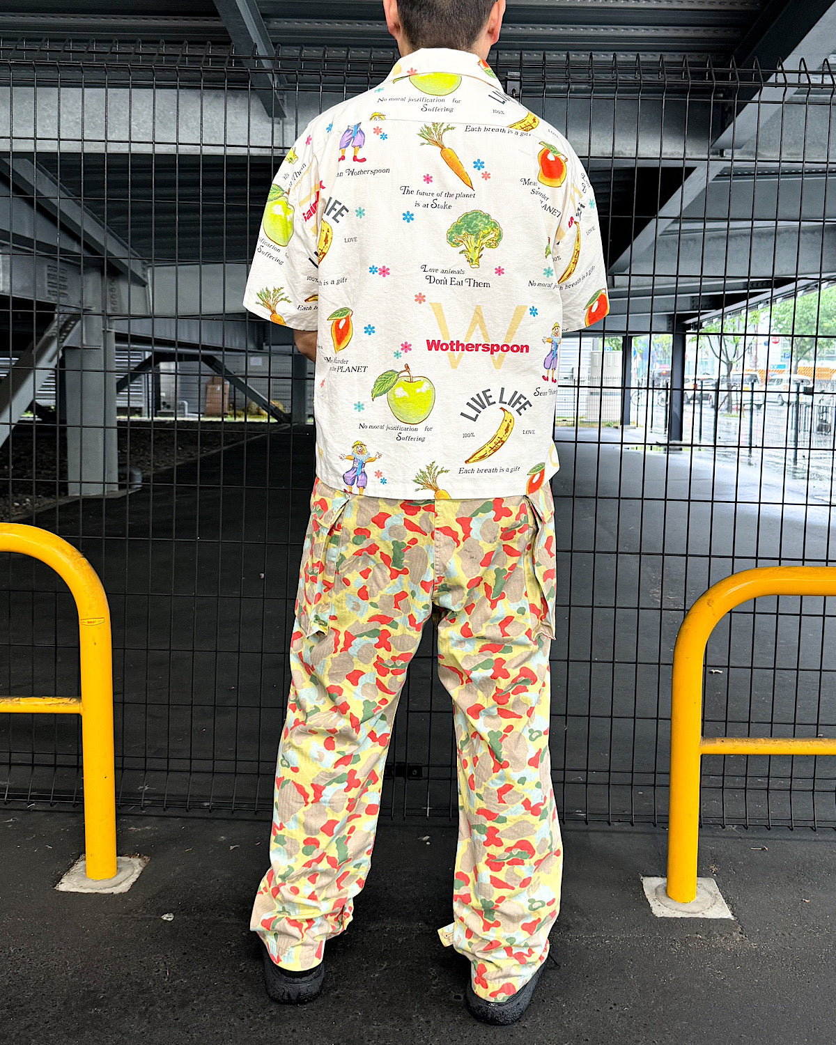 ©︎SAINT Mxxxxxx × Sean Wotherspoon / SW_OPEN COLLAR SHIRT (SM-MK8-0000-C10)