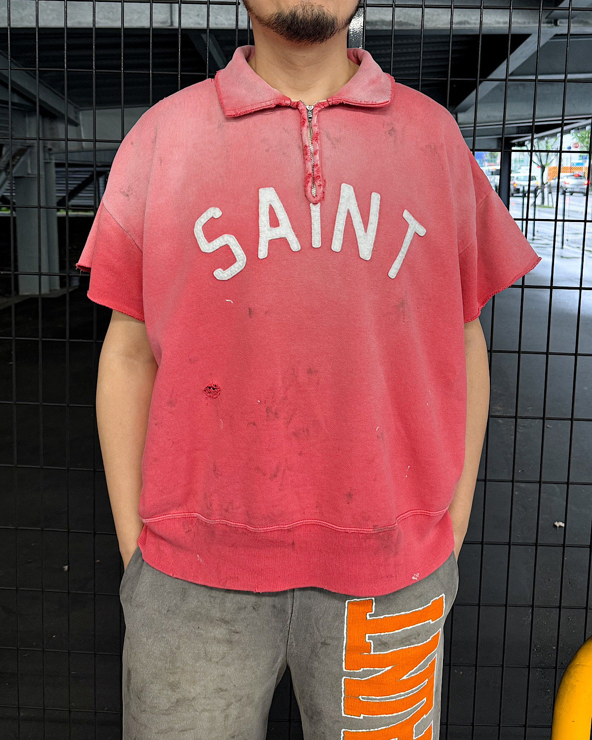 ©︎SAINT Mxxxxxx / SS HALF ZIP SWEAT / SAINT (SM-MK8-0000-053)