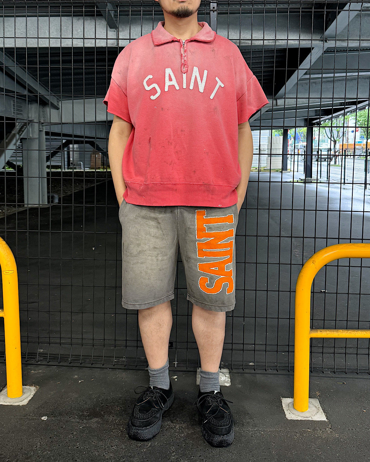 ©︎SAINT Mxxxxxx / SS HALF ZIP SWEAT / SAINT (SM-MK8-0000-053)