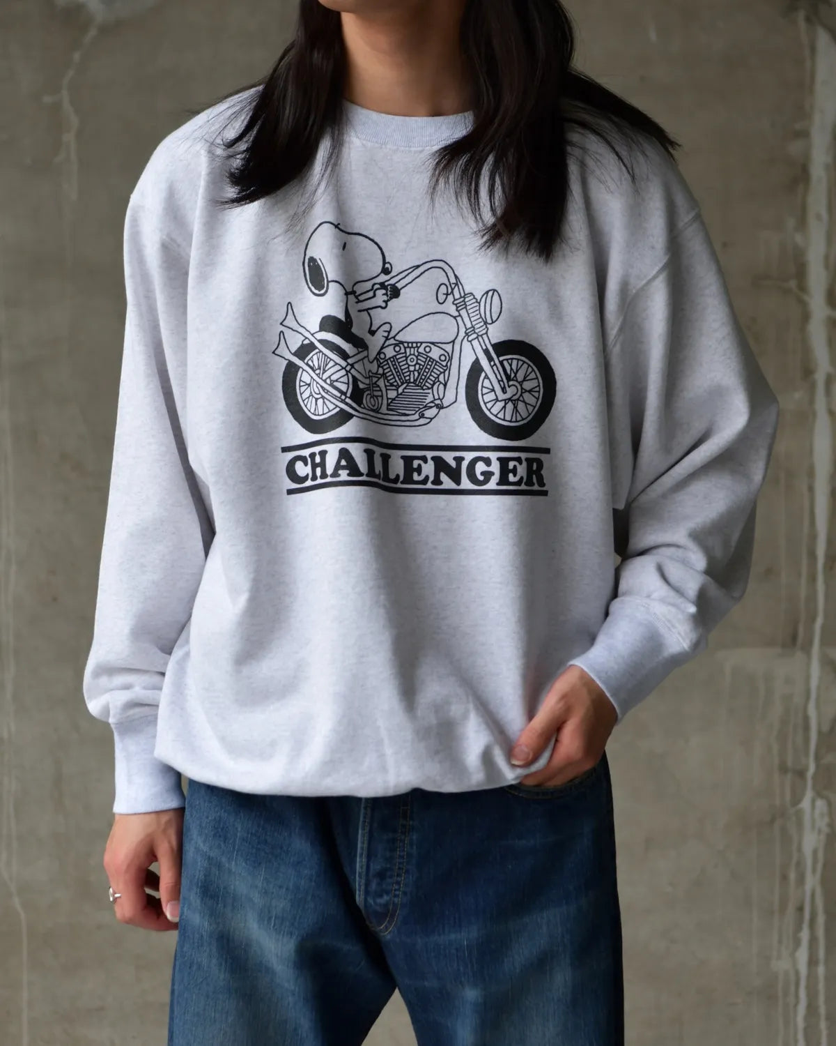 CHALLENGER / SNOOPY C/N SWEAT (CLG-SW 026-004)