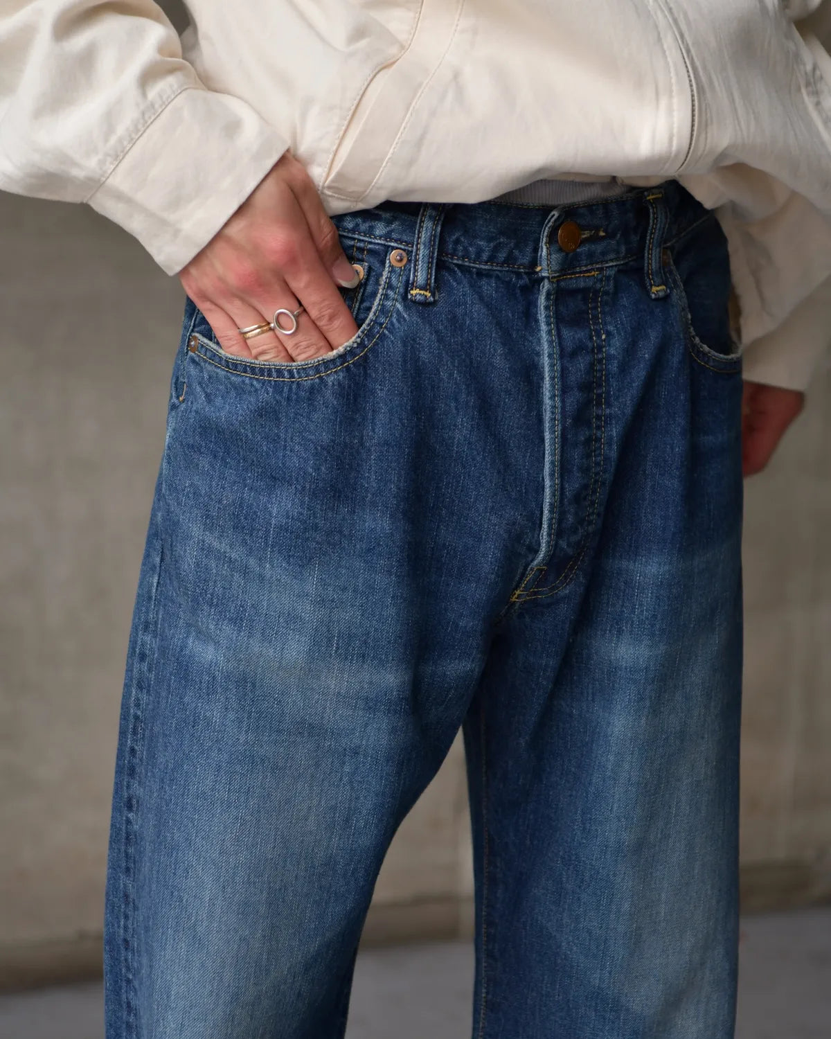 CHALLENGER / CLASSIC WASHED DENIM PANTS (CLG-PT 026-002)