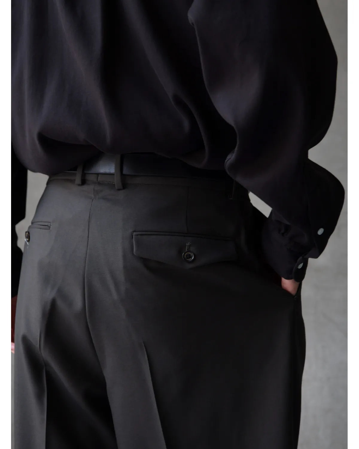 MARKAWARE / Polwarth Tropical / Double Pleated Trousers (A26C01PT02C)