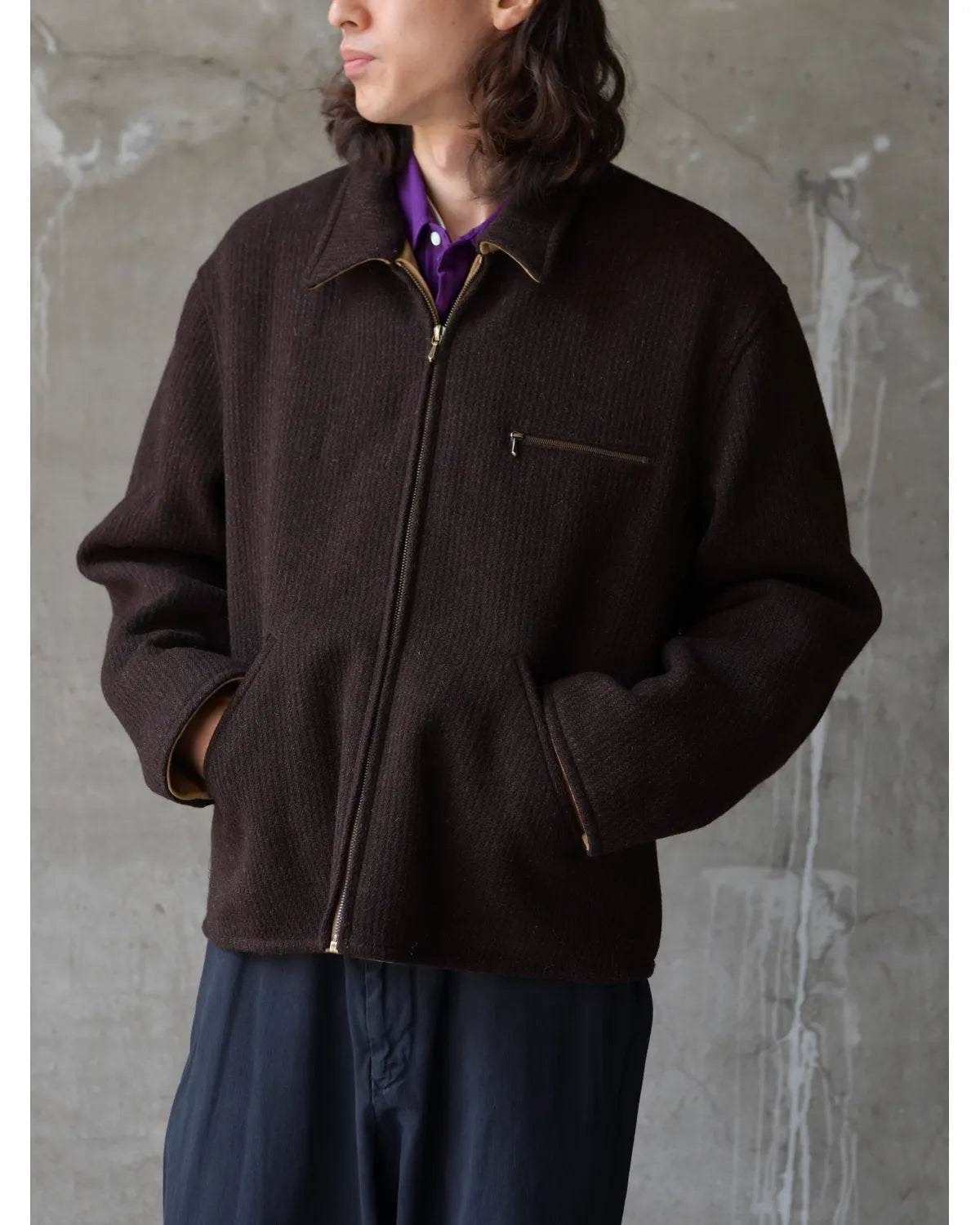 A.PRESSE / Vintage Wool Cashmere Corduroy Sports Jacket (26AAP-01-22)