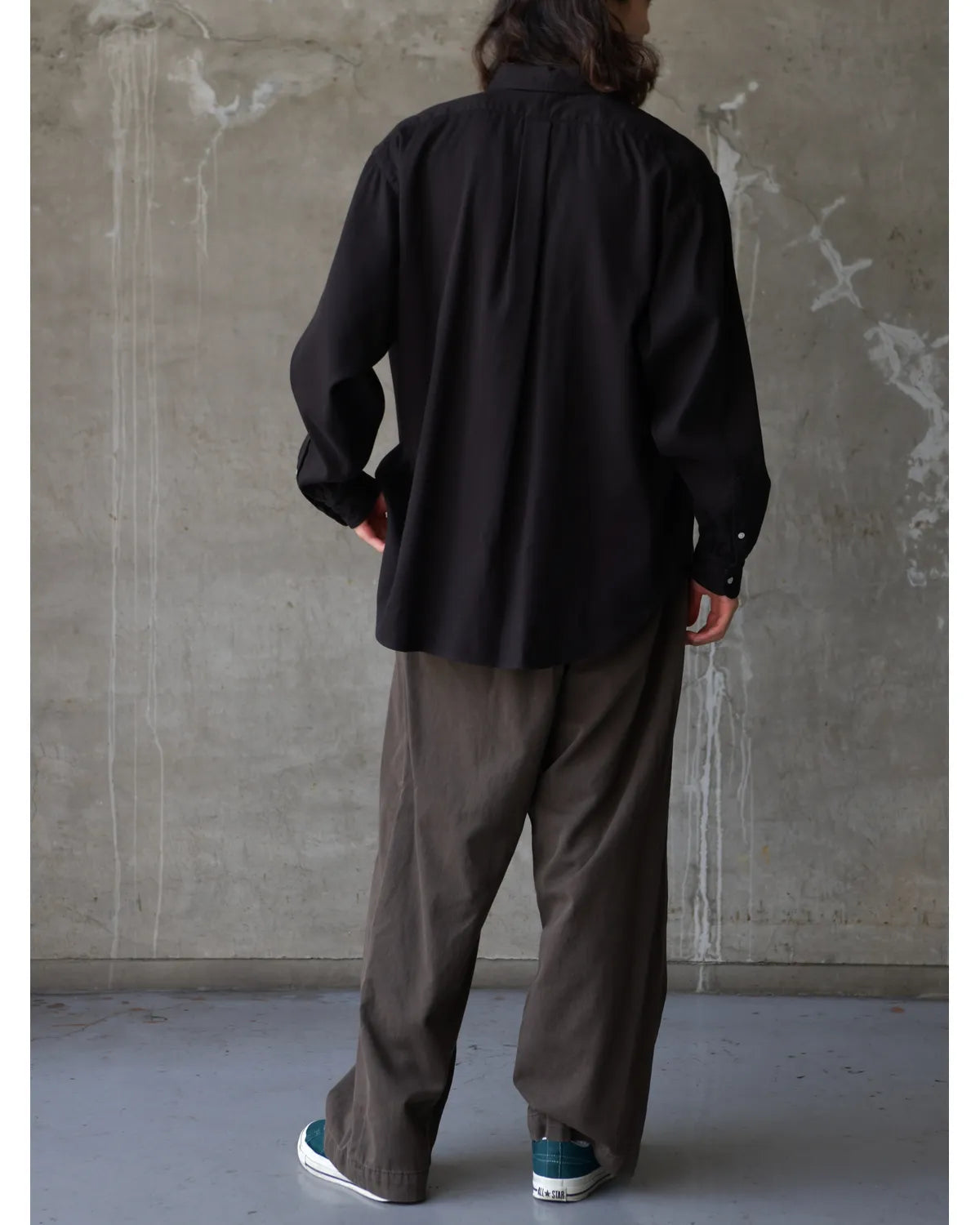 A.PRESSE / Double Weave Twill Regular Collar Shirt (26AAP-02-05)