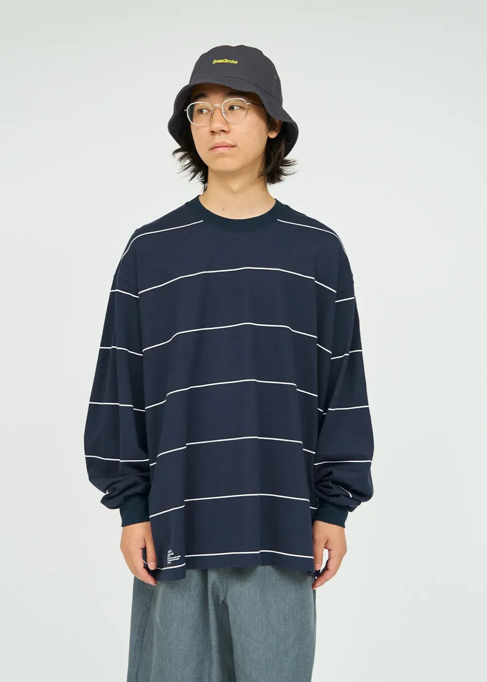 FreshService / PIN BORDER L/S TEE (FSC243-70043)