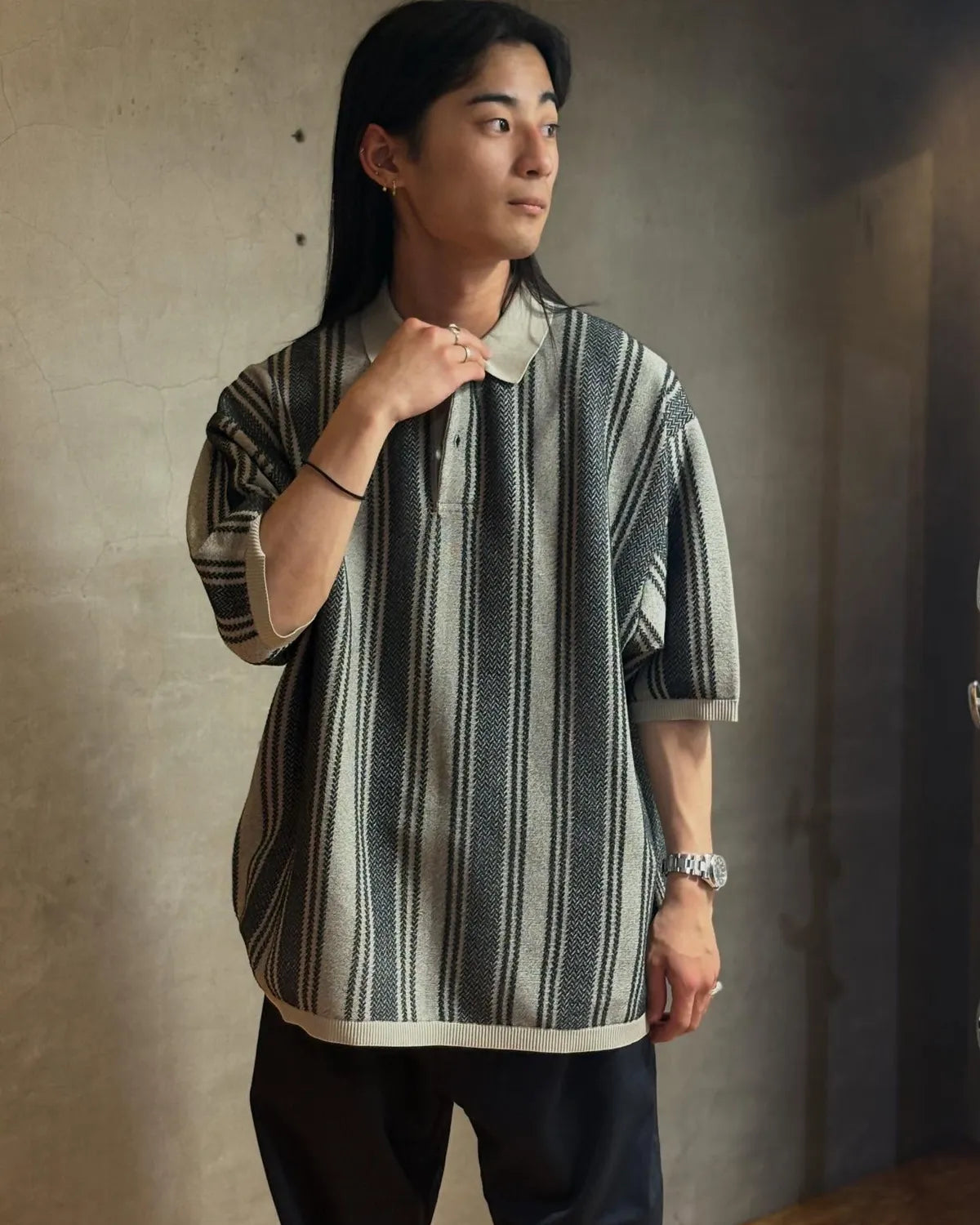 nanamica / Knit Polo Sweater (S26SH019)