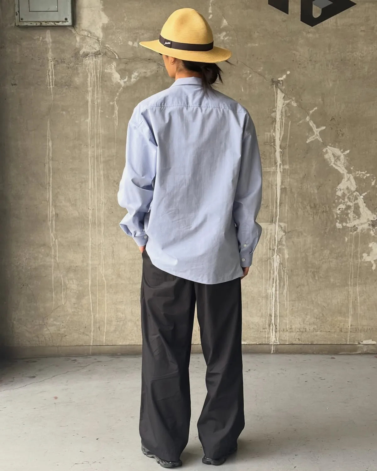 DESCENDANT / NORA WEATHER BEACH TROUSERS (261CPDS-PTM03)