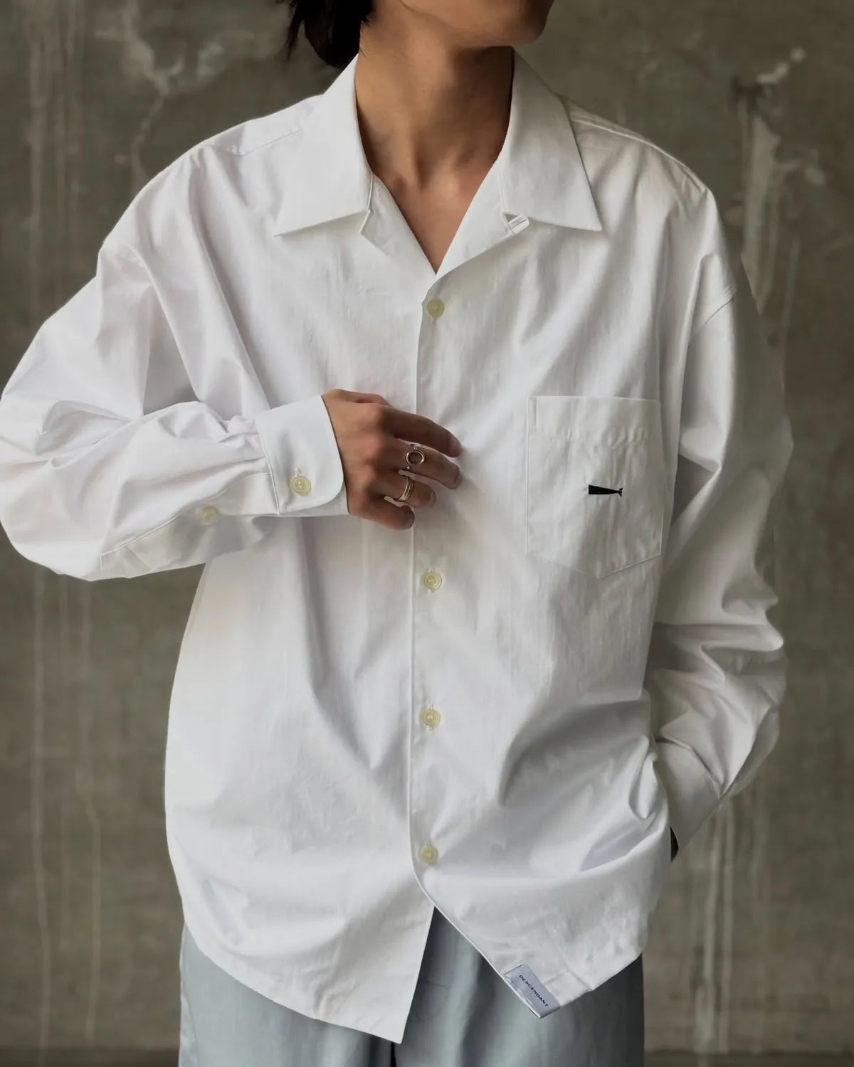 DESCENDANT / SUMMER OXFORD LS SHIRT (261CPDS-SHM02)
