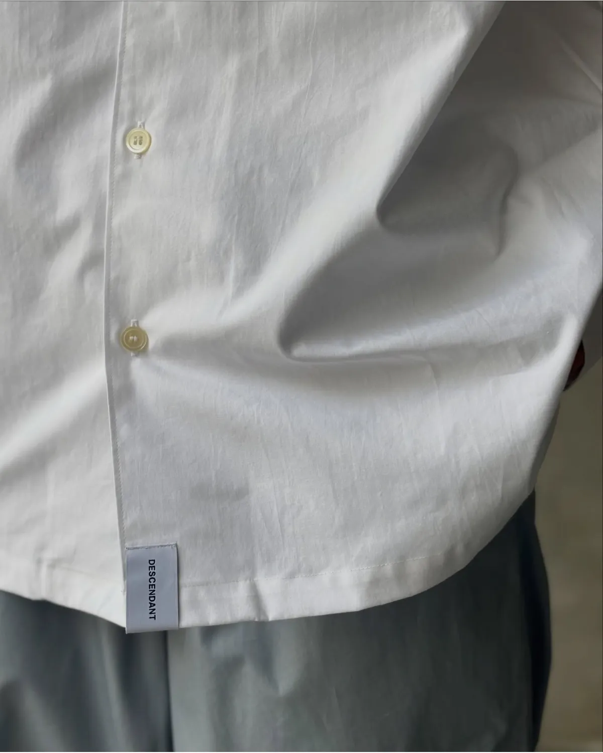 DESCENDANT / SUMMER OXFORD LS SHIRT (261CPDS-SHM02)