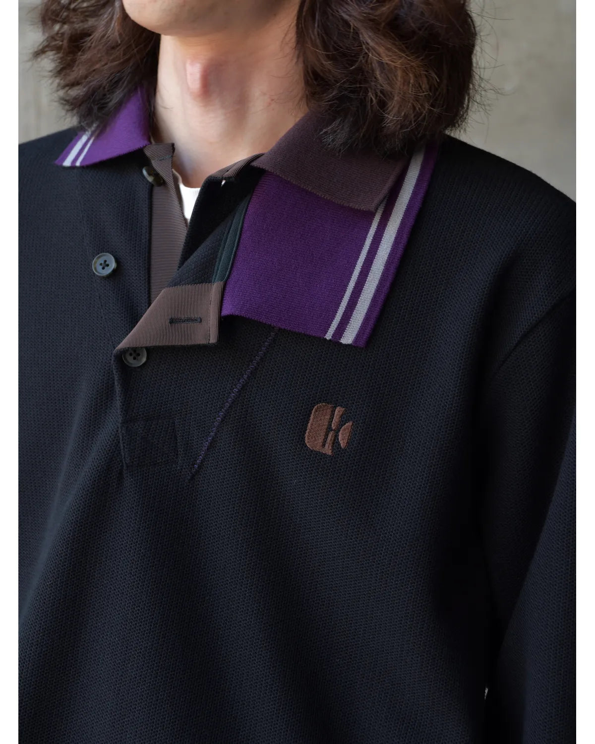 kolor / L/S POLO (26WCM-T12207)