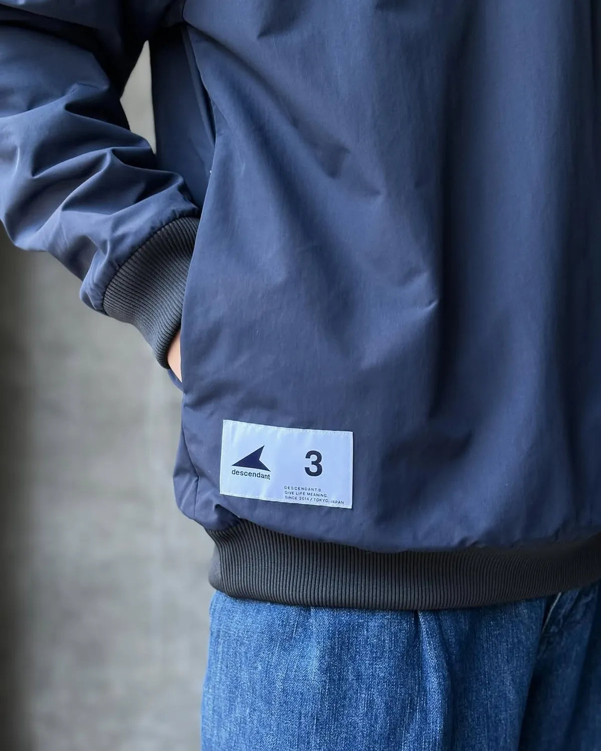 DESCENDANT / TIDE HALFZIP JACKET (252TQDS-JKM01)