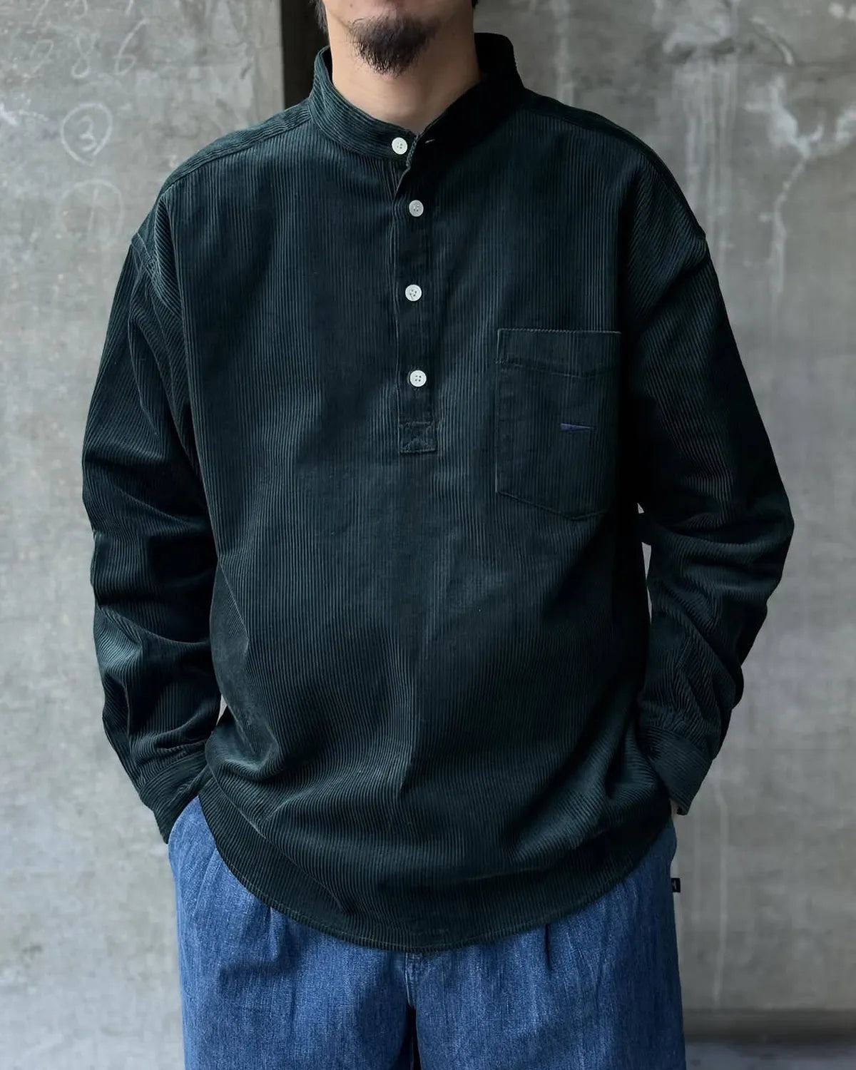 DESCENDANT /  TETTY CORDUROY LS SHIRT (252CPDS-SHM04)