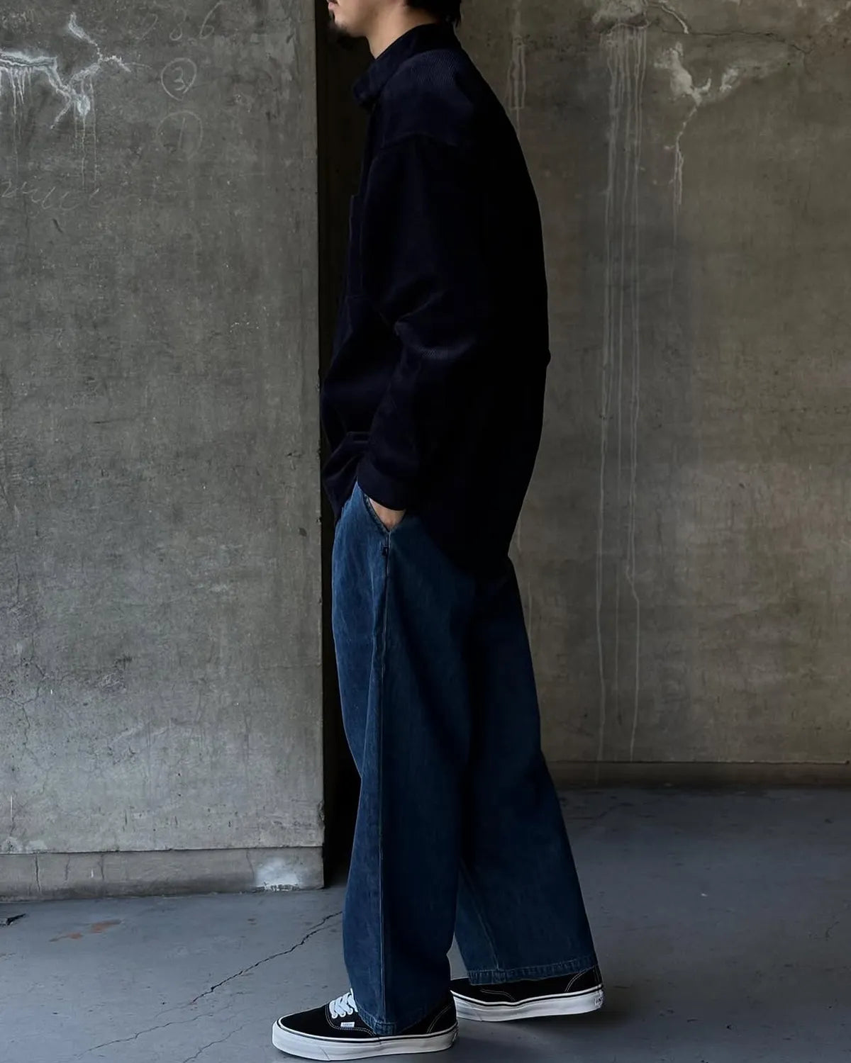 DESCENDANT /  TETTY CORDUROY LS SHIRT (252CPDS-SHM04)