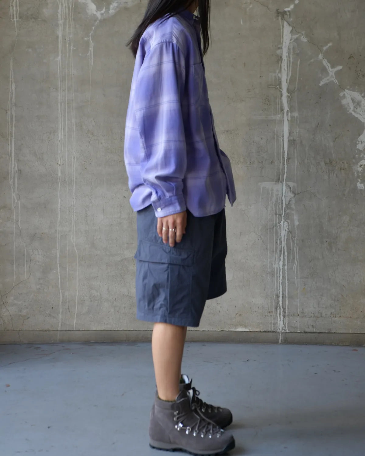 NONNATIVE / TROOPER 6P SHORTS NYLON OXFORD PIGMENT DYE (NN-P4831)