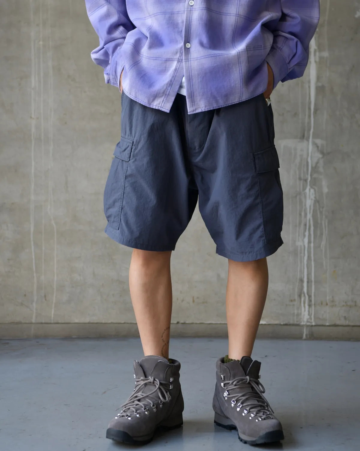 NONNATIVE / TROOPER 6P SHORTS NYLON OXFORD PIGMENT DYE (NN-P4831)