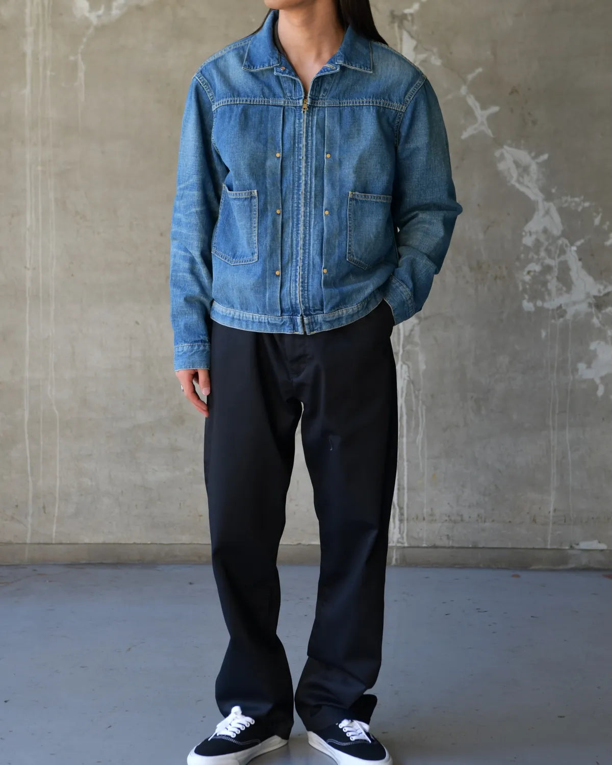 MINEDENIM / Grainy Denim Zipup GJKT (2604-8002)