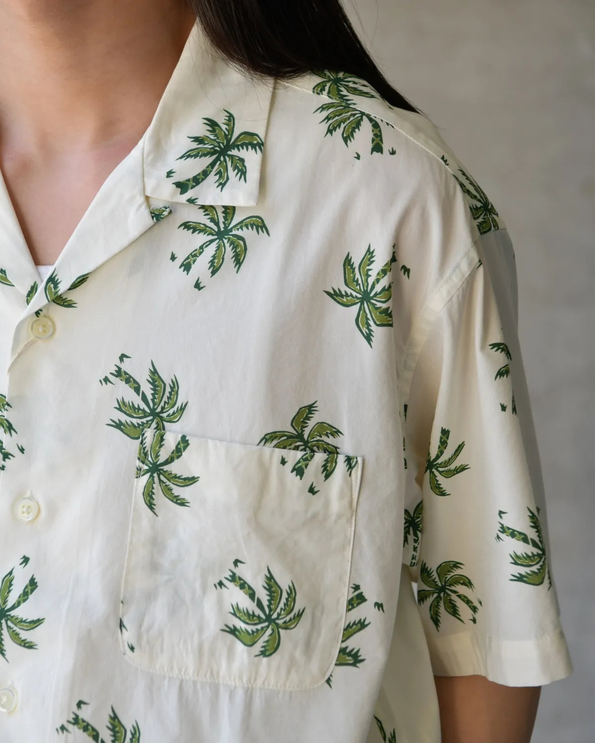 BEDWIN & THE HEARTBREAKERS / S/S PLAN TREE ALOHA SHIRT "ROGERS" (26SB1758)