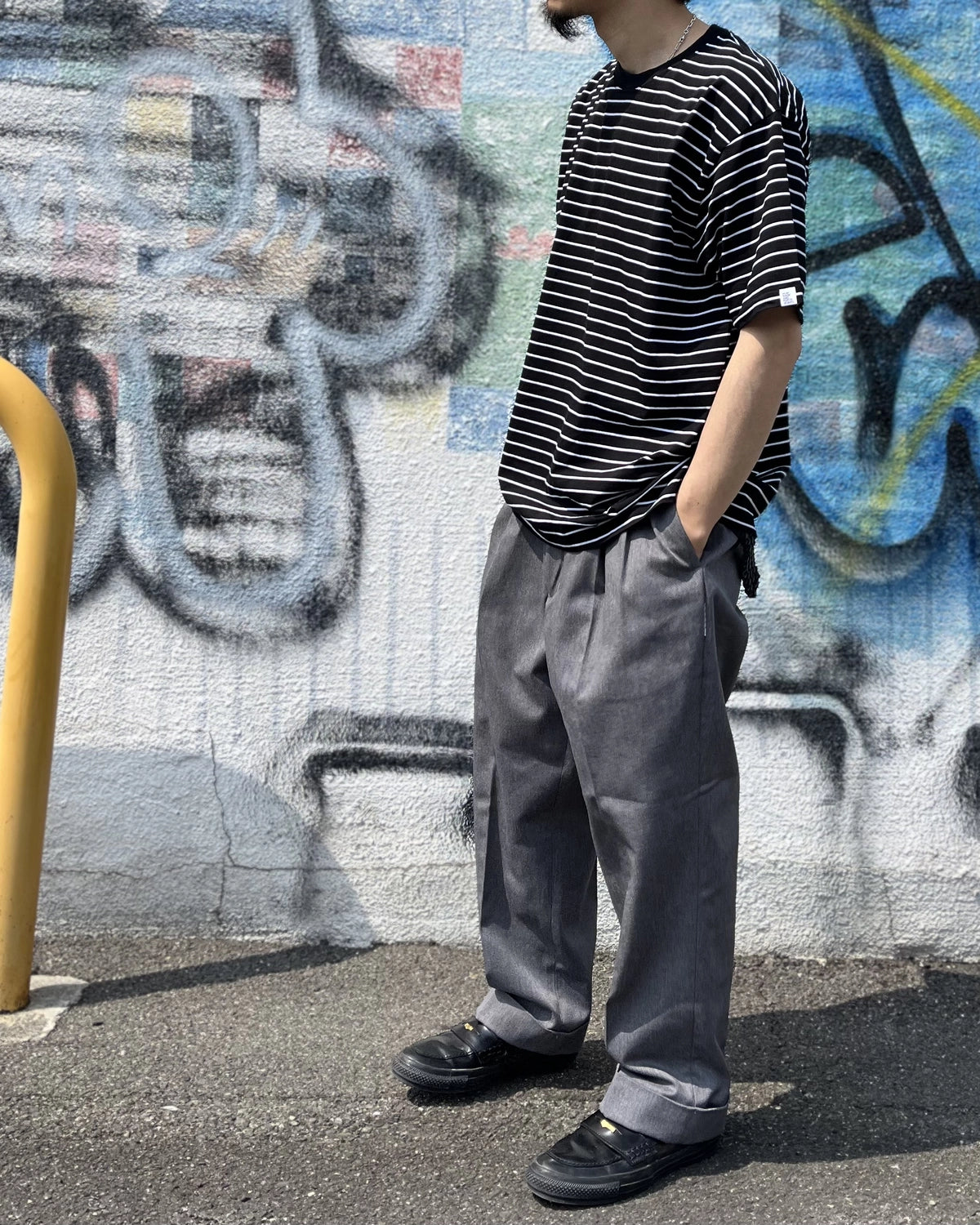 SEQUEL / BORDER T-SHIRT (SQ-26SS-CS-01)