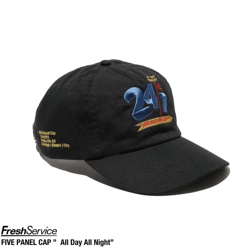 FreshService / FIVE PANEL CAP "All Day All Night"