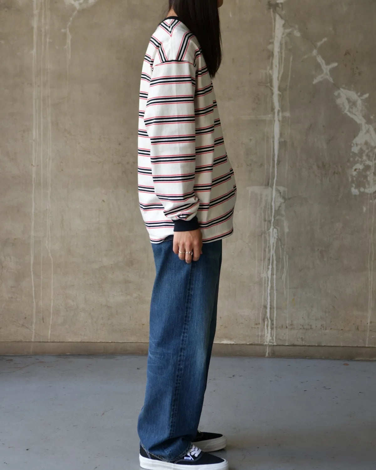 CHALLENGER / L/S AUTHENTIC BORDER TEE (CLG-CS 026-004)