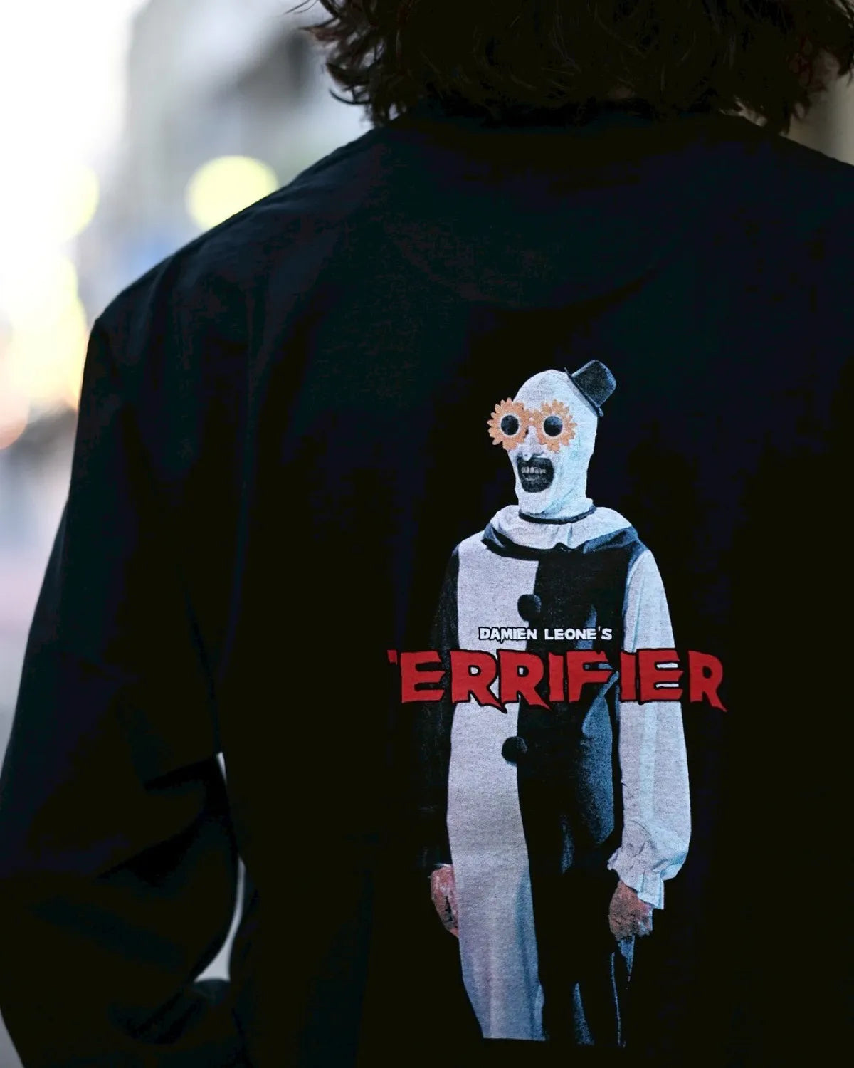 WACKO MARIA × TERRIFIER / WASHED HEAVY WEIGHT LONG SLEEVE T-SHIRT -TYPE-2- (TERRIFIER-WM-LT03)