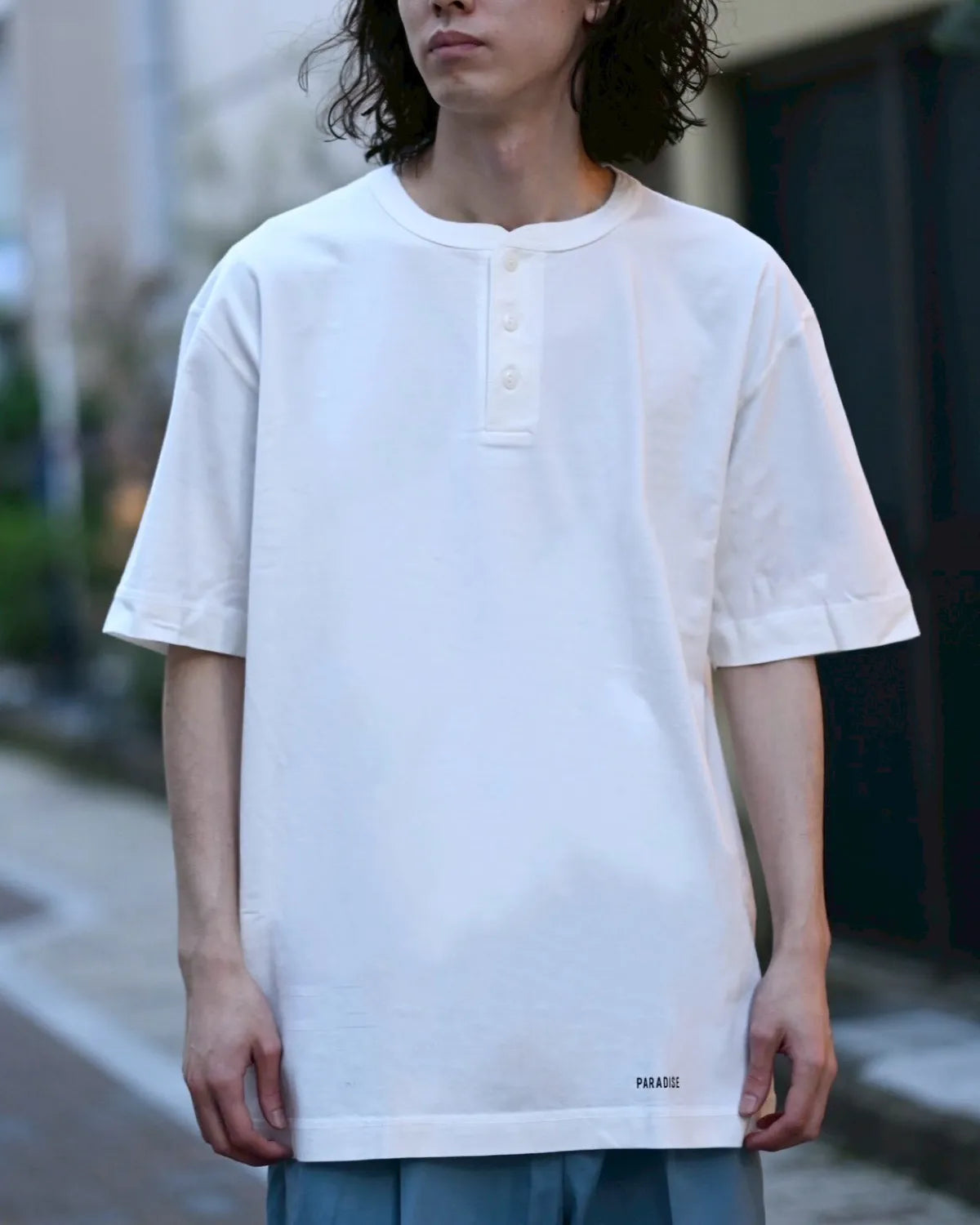 WACKO MARIA × HEALTHKNIT / HENLEY NECK T-SHIRT (26SS-WMT-HK01)