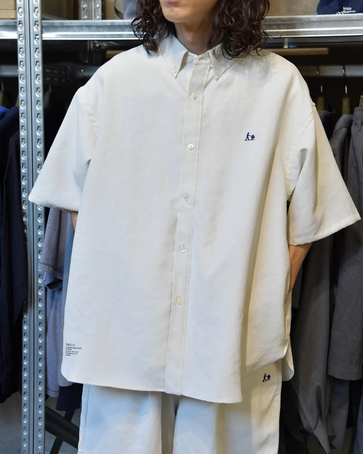 FreshService / DRY WASHER POPLIN S/S B.D SHIRT (FSC263-50063)