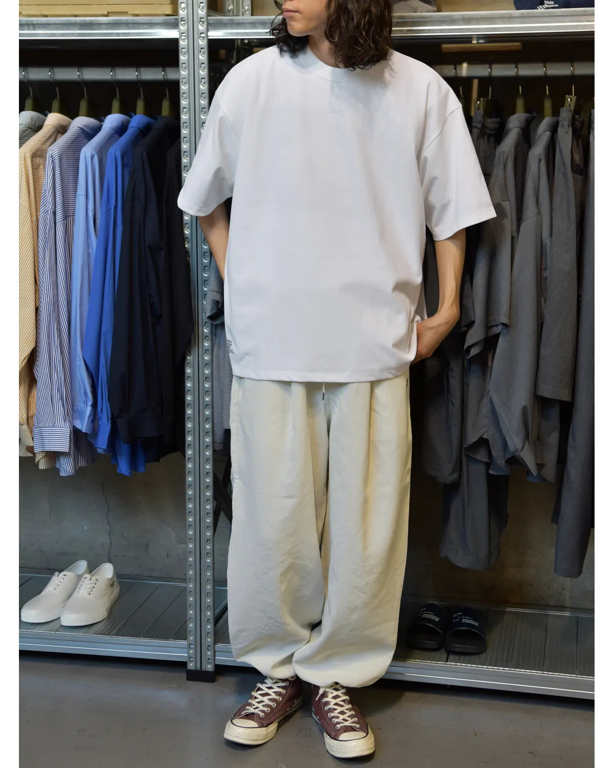 FreshService / DRY PIQUE JERSEY CREW NECK TEE (FSC263-70035)